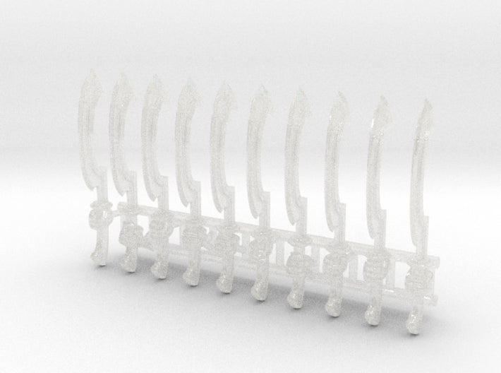 10x Right-handed Energy Sword: Kopech (30k Size) 3d printed