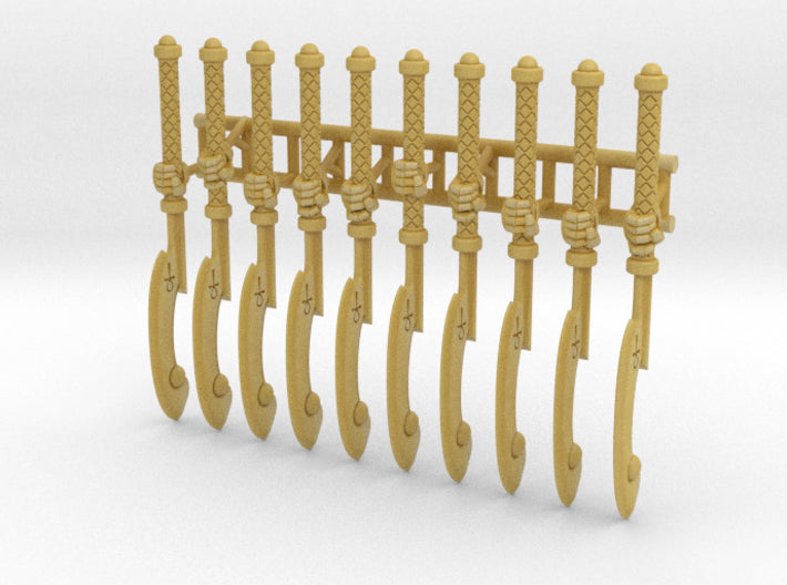 10x Left-handed Energy Sword: Khufu A (30k Size) 3d printed