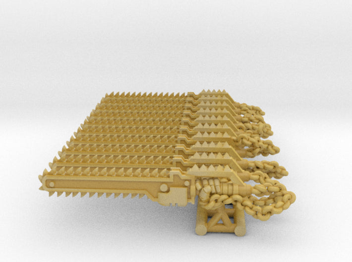 10x Left-handed Roto Sword: Chnd. Raider NS (30k) 3d printed