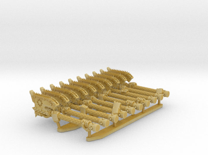 10x One &amp; Two-handed RotoAxe: Reprisal 3d printed