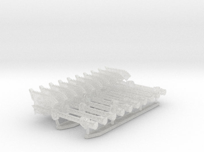 10x One &amp; Two-handed RotoAxe: Reprisal 3d printed