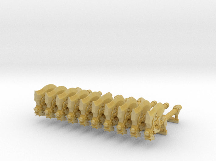 10x One &amp; Two-handed EnergyAxe: Alpha Lenaeran 3d printed