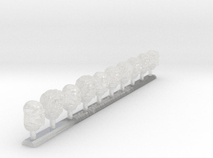 10x Knightly Order : Bare 30k Marine Heads	 3d printed