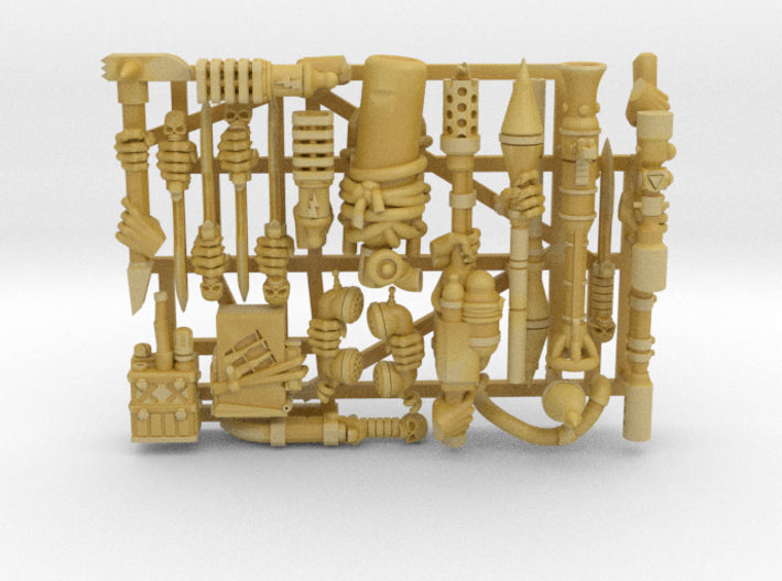 Base Orc Kill Team Weapons &amp; Bits 3d printed