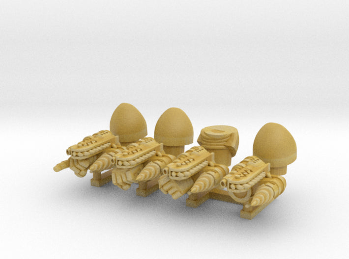 4x Assorted Gen:6 Med-Gauntlets (Left) 3d printed