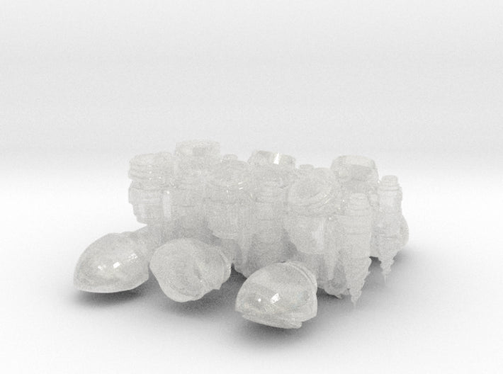 6x Gen:6 Left &amp; Right Med-Gauntlets (No Hands) 3d printed