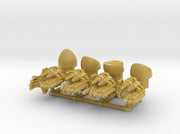 4x Assorted Prime Med-Gauntlets (Left) 3d printed