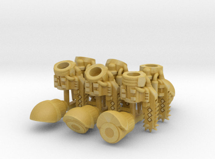 6x Prime Left &amp; Right Med-Gauntlets (No Hands) 3d printed