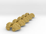 5x Striped Ironheads- T:3b Tartaros Shoulder Sets 3d printed