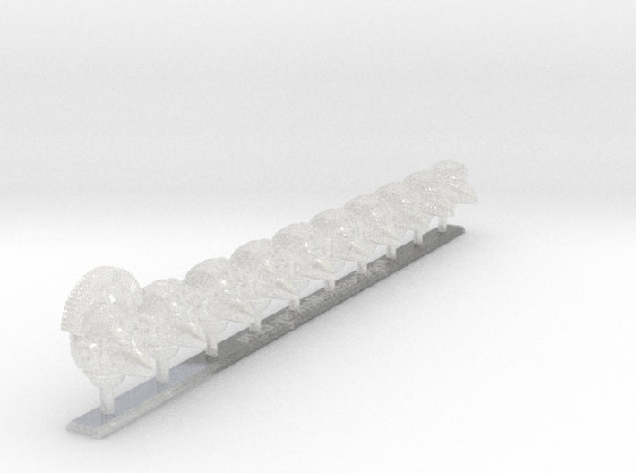 10x Ultra - G:6 Crow Laureled Helms (Squad 2) 3d printed