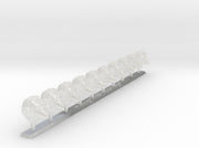 10x Kings Fist - G:6 Crow Helmets 3d printed