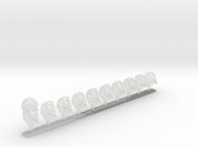 10x Kings Fist - G:6 Crow Helms (Squad 1) 3d printed