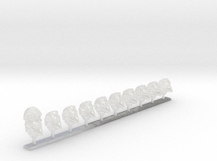10x Kings Fist - G:6 Crow Helms (Squad 1) 3d printed