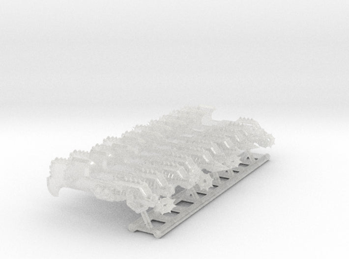 10x Left-handed RotoAxe: Ashen Rake (30k Size) 3d printed