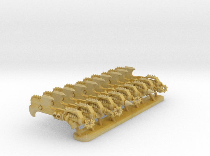 10x Left-handed RotoAxe : Ashen Rake 3d printed