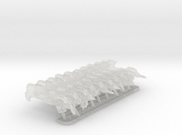 10x Right-handed RotoAxe : Ashen Rake 3d printed