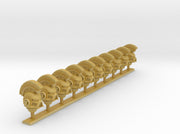 10x Base - Crested G:6b Boxer Helms 3d printed