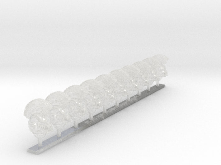 10x Base - Crested G:6b Boxer Helms 3d printed