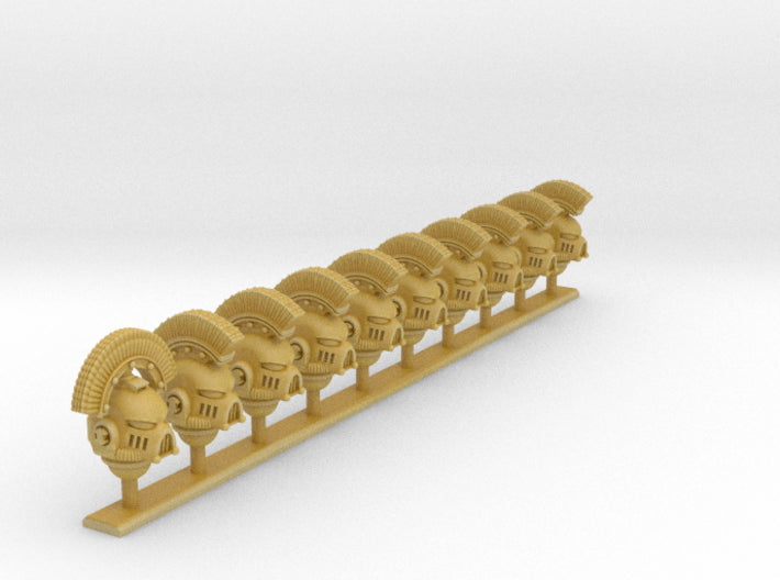 10x Basic - Crested G:6b Helms (Squad 1) 3d printed