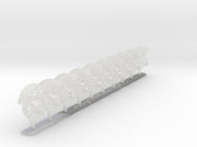 10x Basic - Crested G:6b Helms (Squad 1) 3d printed