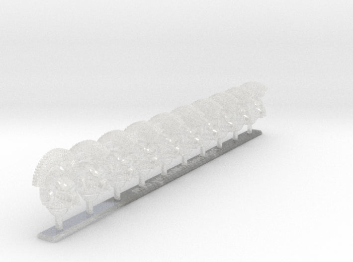 10x Basic - Crested G:6b Helms (Squad 1) 3d printed