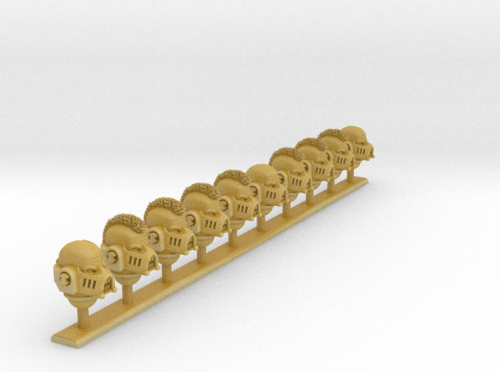 10x Chaos 2 - G:6m Boxer Masks 3d printed