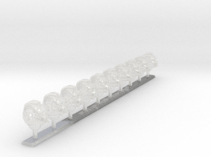 10x Base - G:6b Boxer Helmets 3d printed