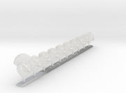 10x Base - G:6b Boxer Helms (Squad 2) 3d printed