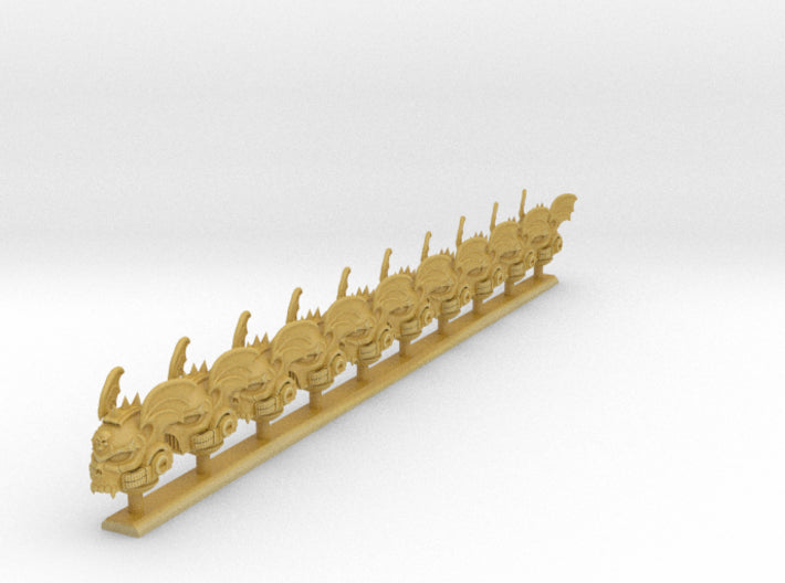 10x Bat Boys - Voxelforge Helms (Set 2) 3d printed