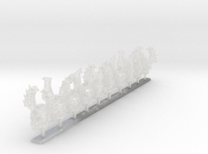 10x Carnage - Voxelforge Helms (Set 2) 3d printed