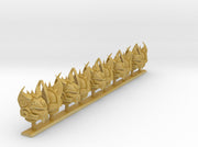 10x Rock &amp; Rollers - Voxelforge Helms (Set 3) 3d printed