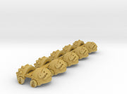 5x Dragon Head (L) T:3h Tartaros Studded Shoulders 3d printed