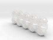 5x World Wreckers - T:1d Studded Terminator Pads 3d printed