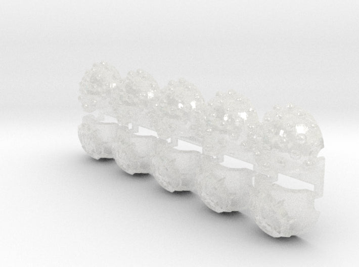 5x World Wreckers - T:1d Studded Terminator Pads 3d printed