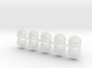 5x World Wrecker - Spiked T:1-Rage Terminator Pads 3d printed