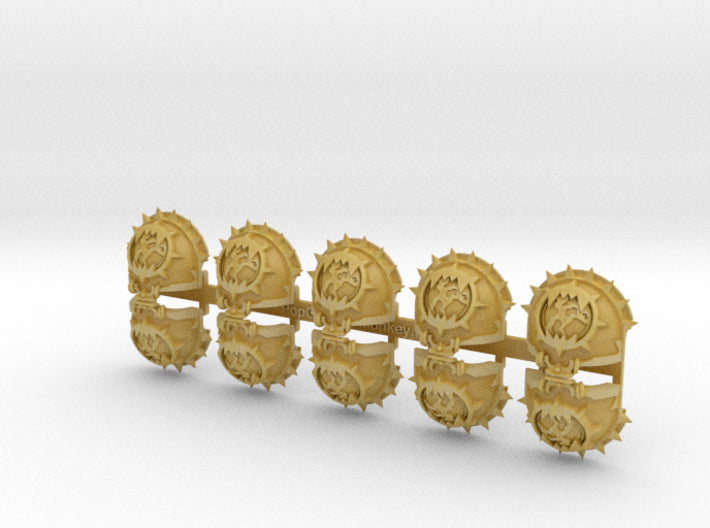 10x World Wrecker - T:4b Chaos Terminator Pads 3d printed