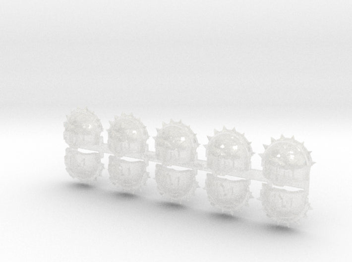 10x Icon of Wrath - T:1c Spiked Terminator Pads 3d printed