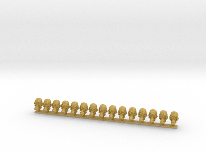 15x Britommi Gasmask Hoods: Human Head Swaps 3d printed