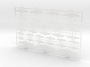 Sorcerer Sun: Wing Motif - Flat Vehicle Insignia 3d printed