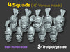 Napoleux Squad: Human Head Swaps 3d printed