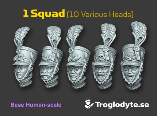 Base Napoleux: Human Head Swaps 3d printed