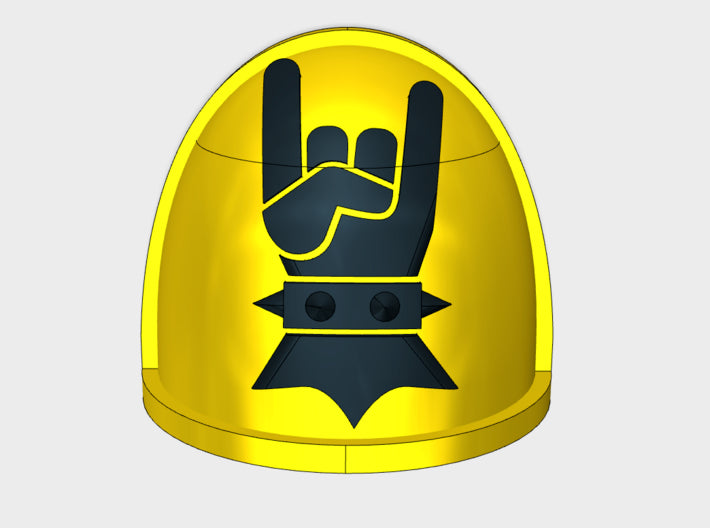 10x Devil Horns - G:4a Shoulder Pads 3d printed