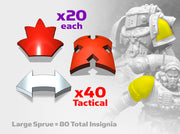 3 Squad Marking Multi Packs 3d printed