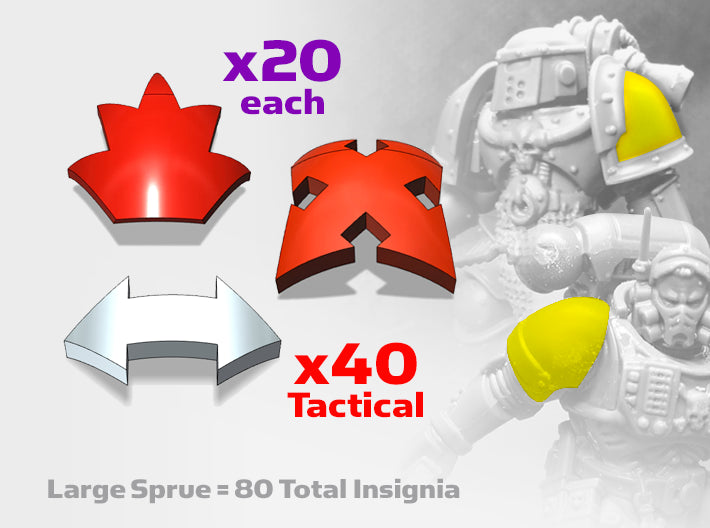 3 Squad Marking Multi Packs 3d printed