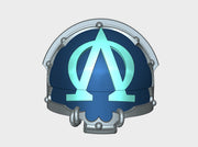 10x Lambda Omega - T:4a Chaos Terminator Pads 3d printed