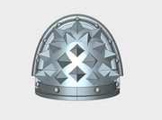 10x Square Spiked - G:3a Shoulder Pads 3d printed