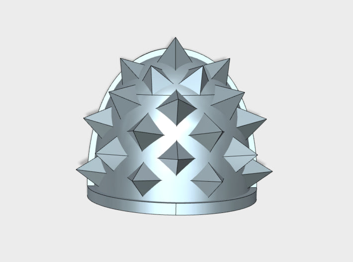 10x Square Spiked - G:4a Shoulder Pads 3d printed