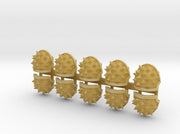 10x Square Spiked - G:10a Shoulder Pads 3d printed