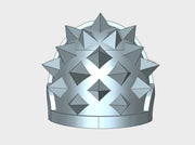 10x Square Spiked - G:10a Shoulder Pads 3d printed