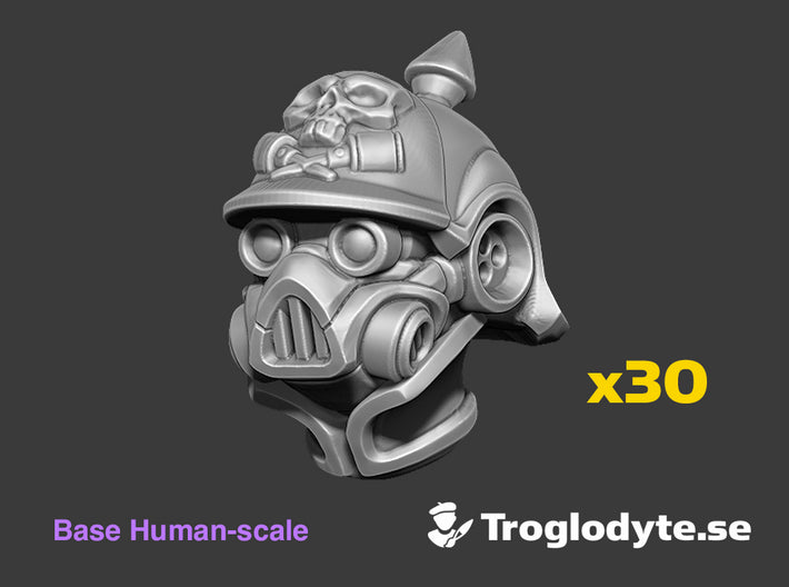 Krezrit TrenchTroopers: Human Head Swaps 3d printed